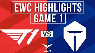 T1 vs TES Highlights Game 1 | EWC 2024 Grand Final | T1 vs TOP ESPORTS