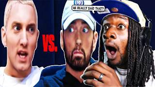 EMINEM GET REAL ABOUT HIMSELF! Slim Shady vs. Marshall Mathers: THE FACE-OFF (REACTION)