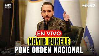 #ENVIVO Presidente Nayib Bukele Pone Orden desde Casa Presidencial en Cadena Nacional