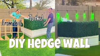 HOW TO MAKE A HEDGE PLANTER | SUPER EASY & BUDGET FRIENDLY DIY with Xmcosy