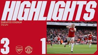 WIN AT RECORD-BREAKING EMIRATES STADIUM | HIGHLIGHTS | Arsenal vs Manchester United (3-1) | WSL