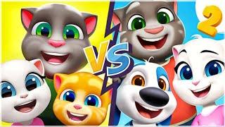 My Talking Tom Friends VS My Talking Tom Friends 2 2025 Gameplay