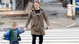 Jennifer Garner And Growing Son Samuel In Brentwood  PT 2