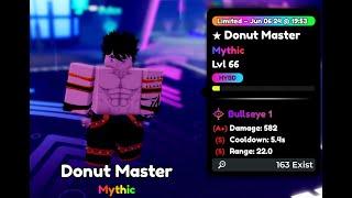 Donut Master (Katakuri) Anime Defenders Showcase