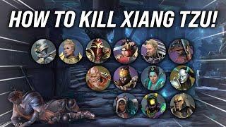 How To Kill Xiang Tzu With Each Hero! ️ - Shadow Fight 4 Arena