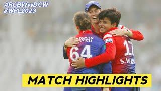 Royal Challengers Bangalore vs Delhi Capitals Women 2nd WPL Cricket Match Highlights 5/3/2023