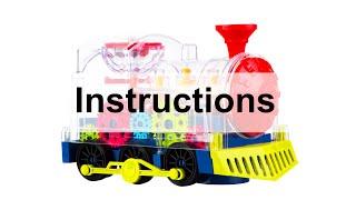 Instructions of Berry President Transparent Electric Gear Train Toy