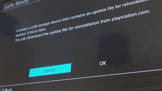 How To FIX PS4 Stuck in SAFE MODE Or Offline UPDATE