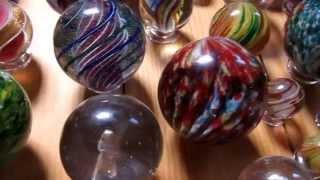 Sammlung - alte antike Murmeln - collection of antique marbles - billes anciennes