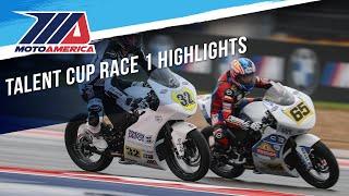 Parts Unlimited Talent Cup by Motul Race 1 at COTA - HIGHLIGHTS | MotoAmerica