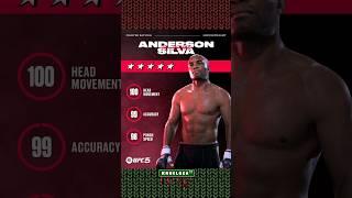 #shorts EA Sports UFC 5 Fighters Ratings Reveal (Silva, Adesanya, Shevchenko)