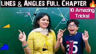 Lines and Angles Class 9 | Class 9 Maths Chapter 6 | Complete Lines and Angles One Shot  With Trick