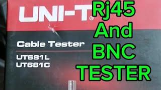 Rj45 and BNC cable tester ut681L uni-t best review