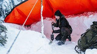 Übernachtung im Schneeshelter bei EXTREMBEDINGUNGEN I Loreena.Outdoors