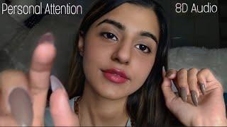 8D INDIAN ASMR | Personal Attention- Face Touching, Scratching, Tapping | Hand Movements| HINDI ASMR