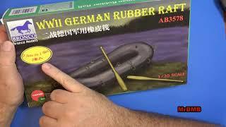 Bronco Models  WWII German Rubber Raft 1/35