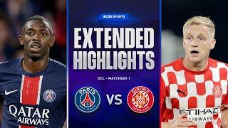 PSG vs. Girona: Extended Highlights | UCL League Phase MD 1 | CBS Sports Golazo