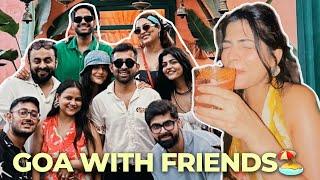 *Chaotic* Goa with Friends Vlog️Café Recommendations