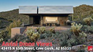 Aerial Drone Footage 43415 N 65th Street "Hidden Desert Home"