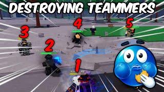 DESTROYING TOXIC TEAMERS in The Strongest Battlegrounds   | ROBLOX The Strongest Battlegrounds