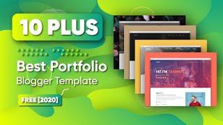 Best Portfolio Blogger Templates 2020 Free Download