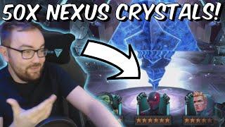 50x 6 Star Nexus Cavalier Crystal Opening! - HOW IS THIS POSSIBLE?!?! - Marvel Contest of Champions