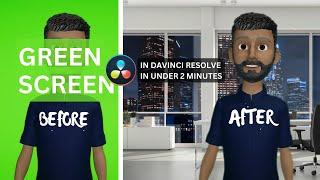 Quick Green Screen Tutorial for Davinci Resolve 19