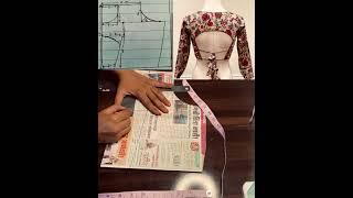 Trendy back neck blouse design #kalyanidesign #diy #tutorial #onlineclasses #youtube ￼