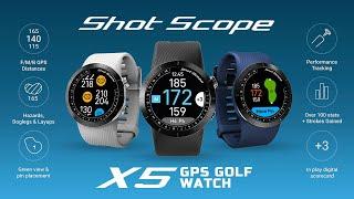 Shot Scope X5 GPS Golf Watch (FEATURES)