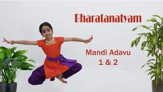 Mandi Adavu 1&2||Mandi Adavu||Bharatanatyam||Bharatanatyam Adavu||