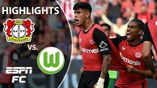  LEVERKUSEN GETS IT DONE  Bayer Leverkusen vs. Wolfsburg | Bundesliga Highlights | ESPN FC