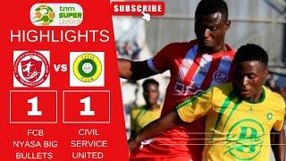 Full highlights: Civil service united 1 - 1 FCB Nyasa big bullets 