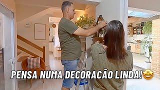 DIY VEJA COMO VOCÊ PODE FAZER SUA PRÓPRIA DECORAÇÃO PARA CASA FÁCIL E BARATO!