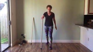 Parkinson's Pole Single Leg March