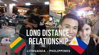 LDR - LONG DISTANCE RELATIONSHIP | MEETING FOR THE FIRST TIME | FILIPINO AND LITHUANIAN