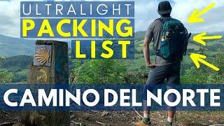 Men’s Ultralight Camino Norte Packing List (Summer) | Camino Norte Guide