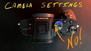 What Do Your Camera Settings Do?