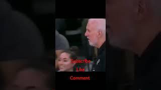 Gregg Popovich telling fans to stop booing Kawhi Leonard  #shorts #nba