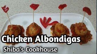 Chicken Albondigas/Chicken kofte in International style/  International recipe.