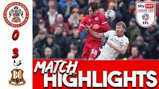 HIGHLIGHTS: Accrington Stanley 0-3 Bradford City