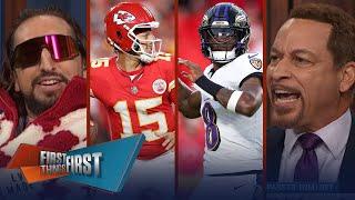 Chiefs defeat Ravens, Lamar Jackson falls short, Were the Chiefs lucky? | NFL | FIRST THINGS FIRST