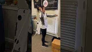 Standing banded internal rotations
