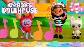 Play the Music Matching Game with DJ Catnip!  | GABBY'S DOLLHOUSE TOY PLAY ADVENTURES