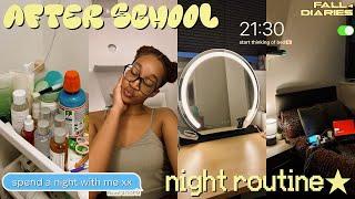 fall diaries 002| after school night routine | deadlines, resetting & self-care!