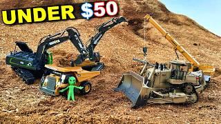 RC-Baustelle – Muldenkipper, Bulldozer, Kran GÜNSTIG!!!