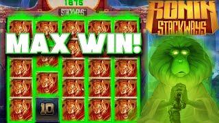 HE HIT THE FULL SCREEN ON RONIN STACKWAYS FOR A EASY MAX WIN!