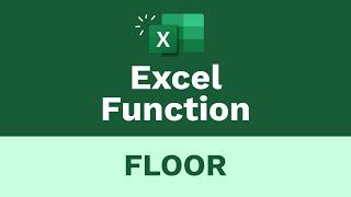 The Learnit Minute - FLOOR Function #Excel #Shorts #DubbedWithAloud