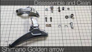 Shimano golden arrow derailleur restoration (FD-A105)