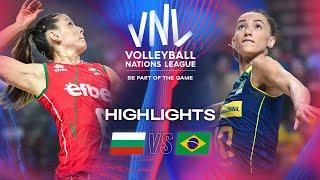  BUL vs.  BRA - Highlights | Week 3 | Women's VNL 2024