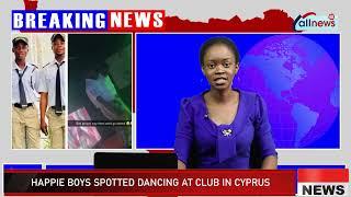 HAPPIE BOYS SPOTTED DANCING AT CLUB IN CYPRUS